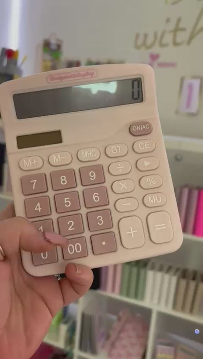 Calcolatrice rosa R.