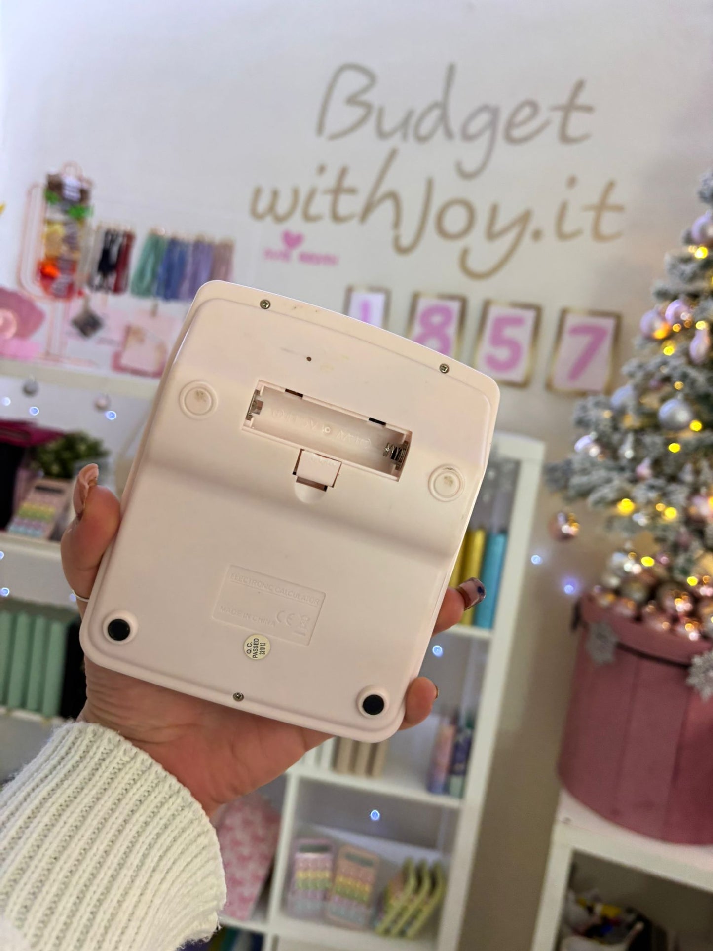 Calcolatrice rosa R.