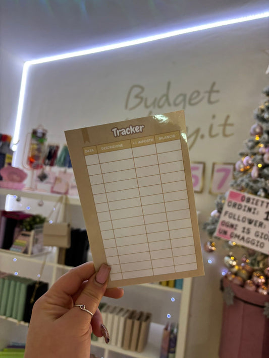 Tracker A6 Beige Fronte/Retro R.